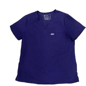 Purple Jam Figs Catarina Scrub Top
